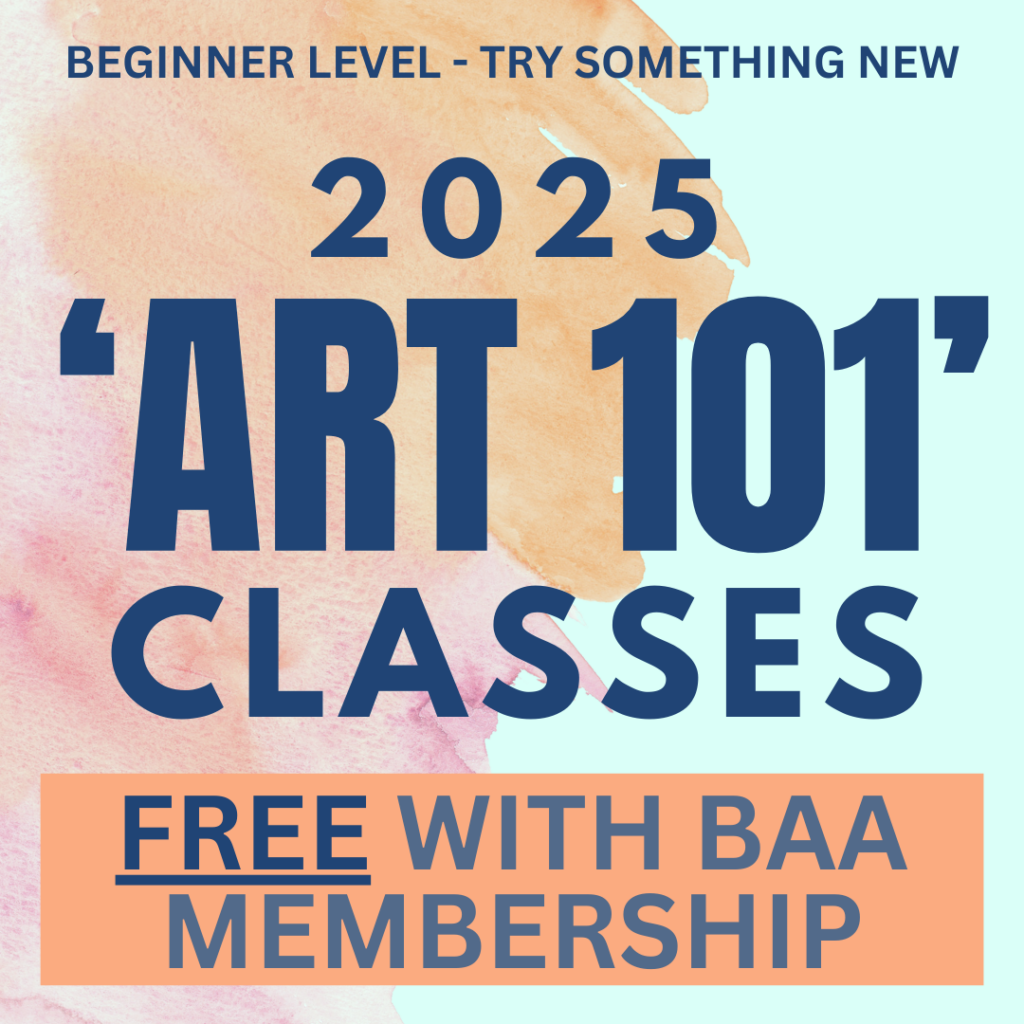 2025 ‘ART 101’ classes