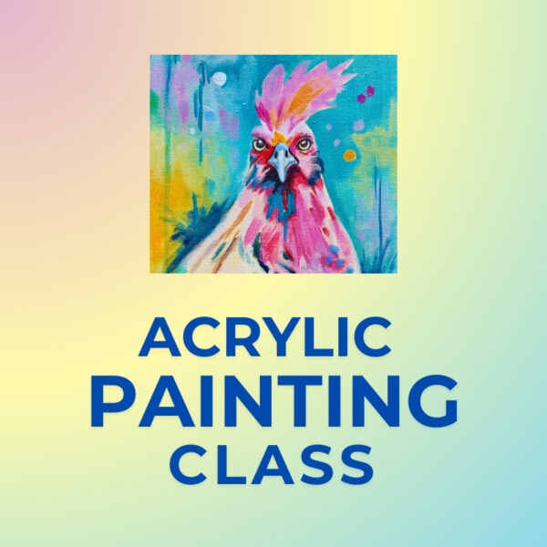 Acrylic Painting Class: Paint A Rooster - Image 6