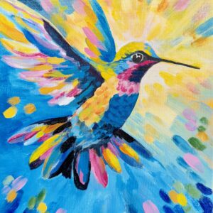 Acrylic Painting Class: Paint A Hummingbird