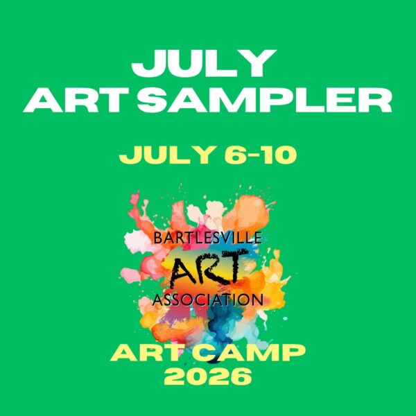 July Art Camp 2026: Art Sampler July 6-10