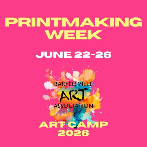 Art Camp 2026 Week 4 ~ PRINTMAKING June 22-26