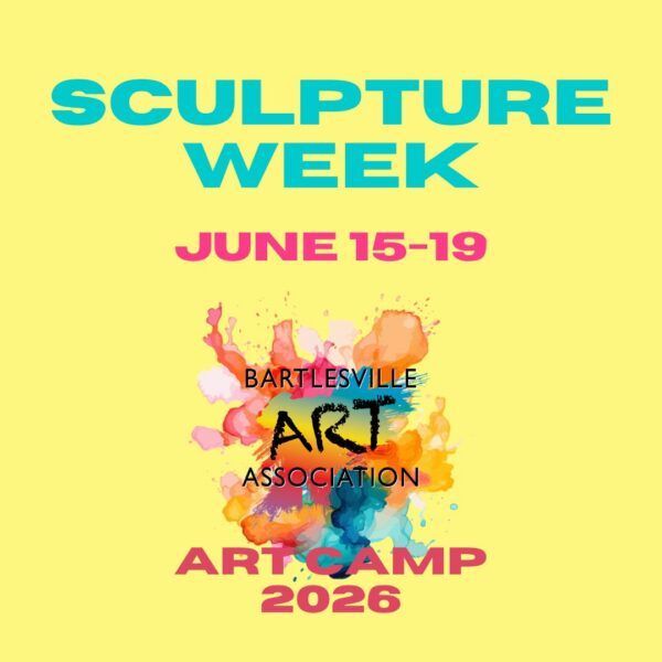Art Camp 2026 Week 3 ~ SCULPTURE June 15-19